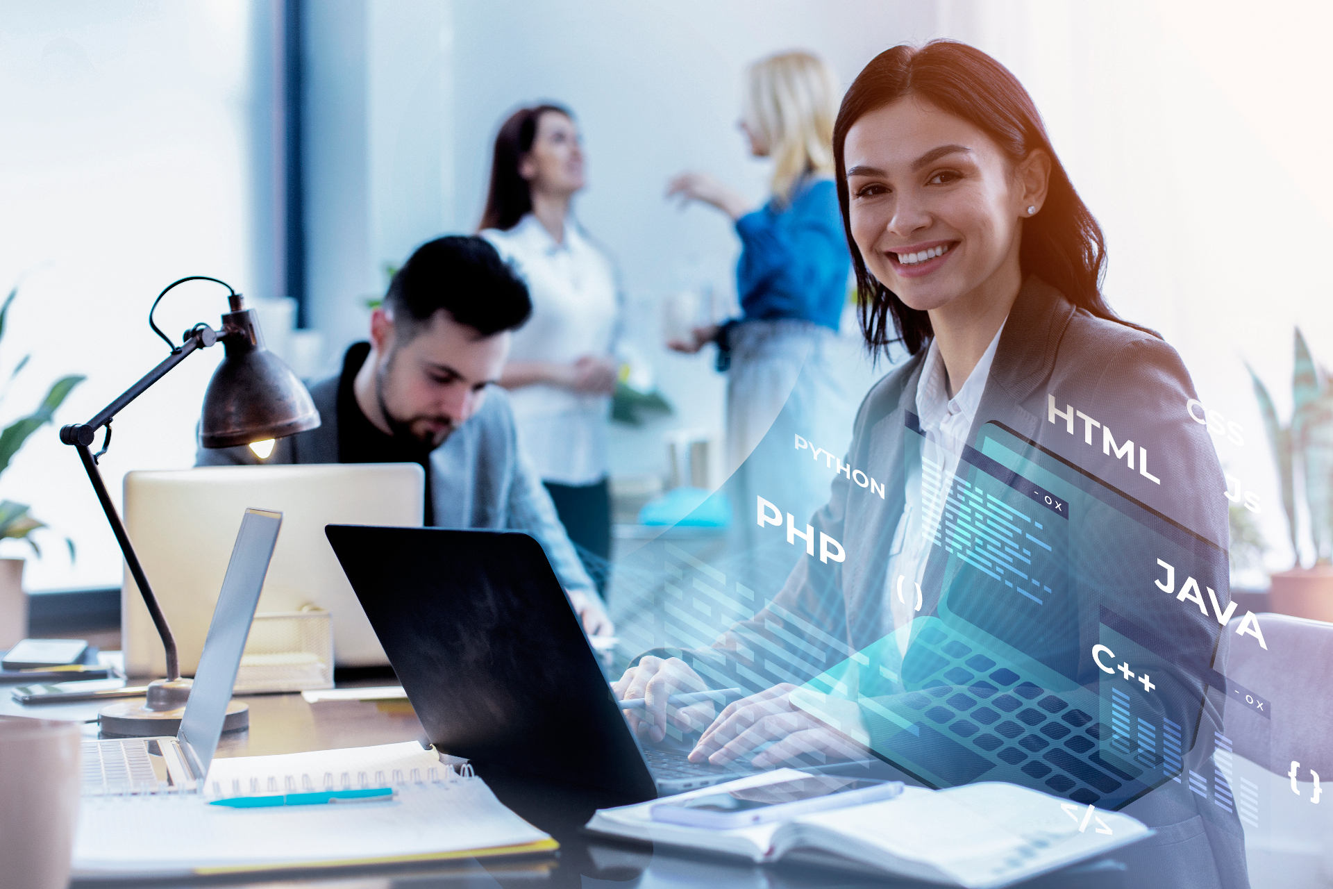 The AA Network Technologies team at work in their Sydney office